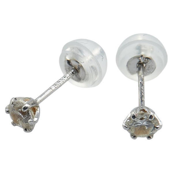 Pt900 プラチナ ダイヤ0.30ct スタッド ピアス レディース 【中古】