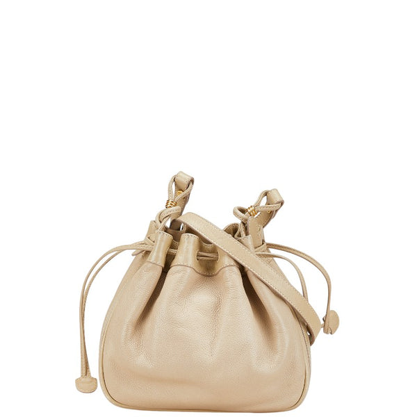 グッチ ショルダーバッグ 007 894 0065 ベージュ レザー レディース GUCCI 【中古】