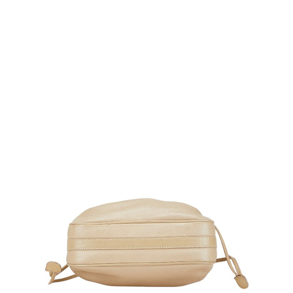 グッチ ショルダーバッグ 007 894 0065 ベージュ レザー レディース GUCCI 【中古】