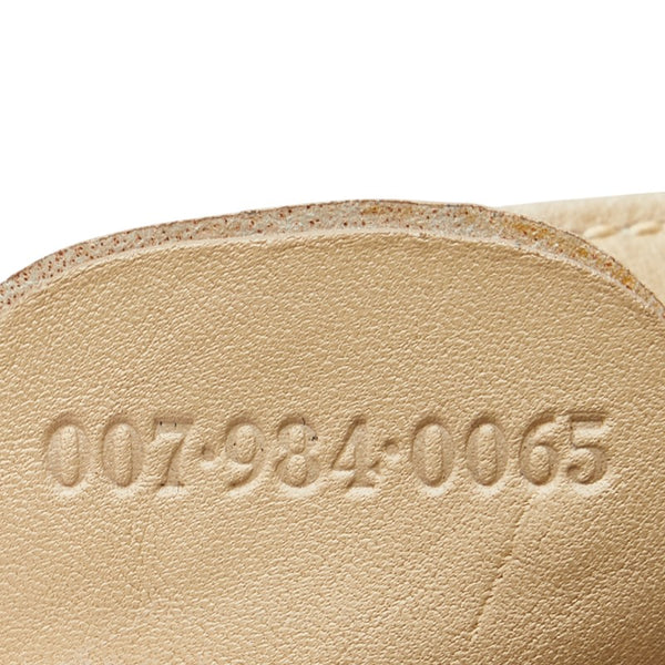 グッチ ショルダーバッグ 007 894 0065 ベージュ レザー レディース GUCCI 【中古】