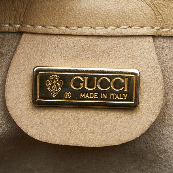グッチ ショルダーバッグ 007 894 0065 ベージュ レザー レディース GUCCI 【中古】