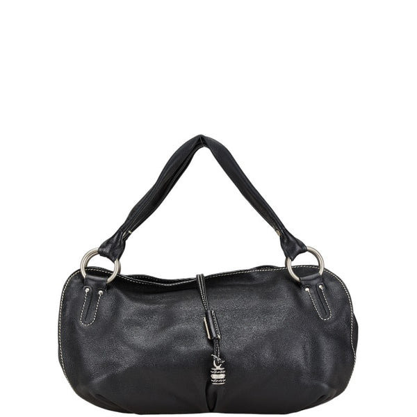 セリーヌ ハンドバッグ トートバッグ ブラック レザー レディース CELINE 【中古】