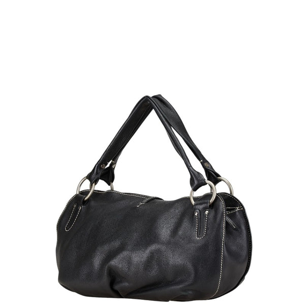 セリーヌ ハンドバッグ トートバッグ ブラック レザー レディース CELINE 【中古】
