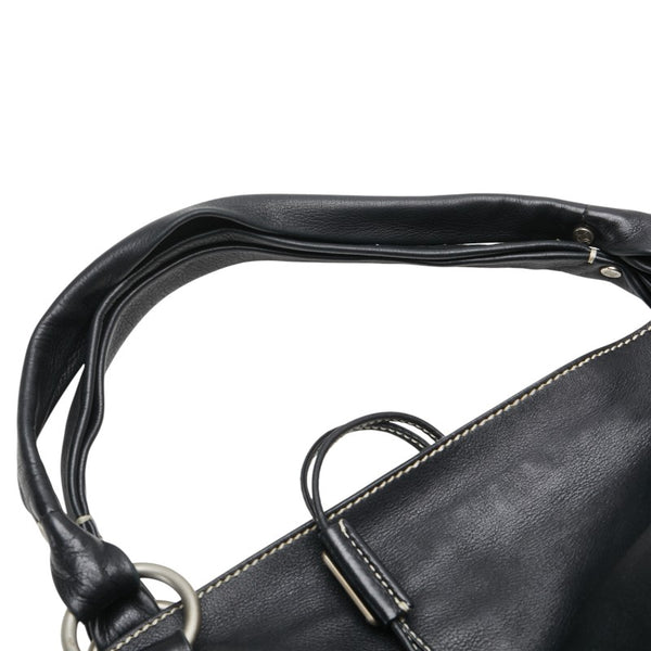 セリーヌ ハンドバッグ トートバッグ ブラック レザー レディース CELINE 【中古】