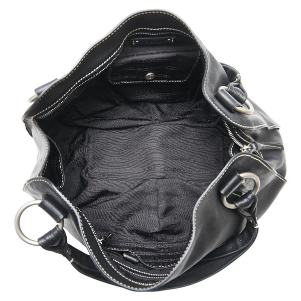 セリーヌ ハンドバッグ トートバッグ ブラック レザー レディース CELINE 【中古】