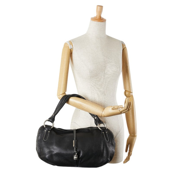 セリーヌ ハンドバッグ トートバッグ ブラック レザー レディース CELINE 【中古】