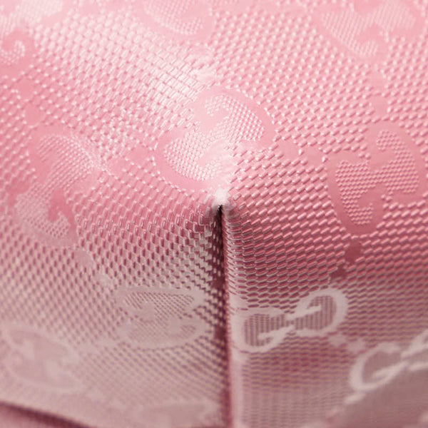 グッチ GGインプリメ トートバッグ ショルダーバッグ 211137 ピンク PVC レザー レディース GUCCI 【中古】