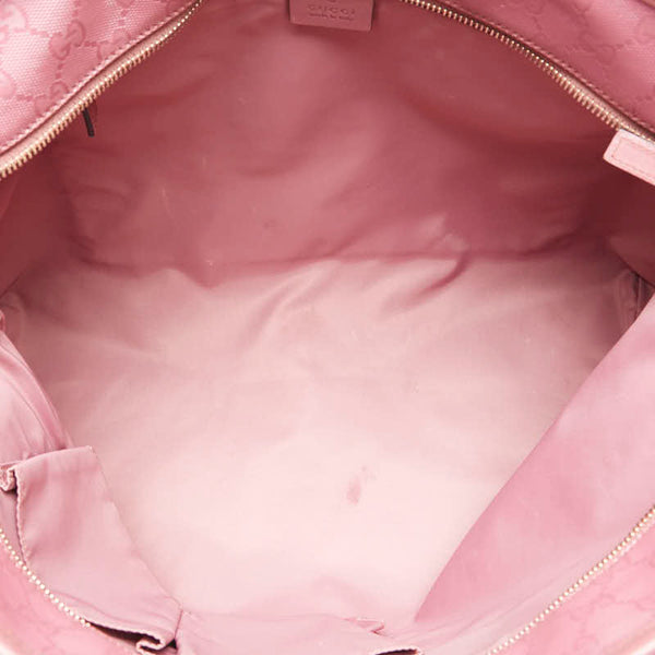 グッチ GGインプリメ トートバッグ ショルダーバッグ 211137 ピンク PVC レザー レディース GUCCI 【中古】