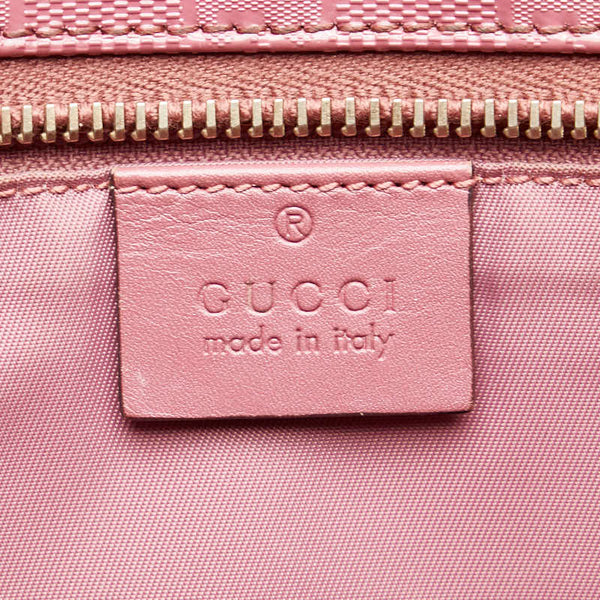 グッチ GGインプリメ トートバッグ ショルダーバッグ 211137 ピンク PVC レザー レディース GUCCI 【中古】