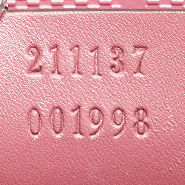 グッチ GGインプリメ トートバッグ ショルダーバッグ 211137 ピンク PVC レザー レディース GUCCI 【中古】