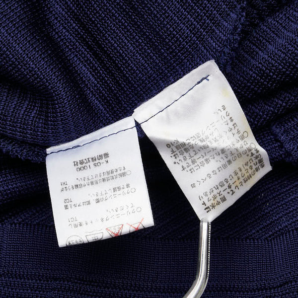 サンローラン カーディガン 半袖 サイズ：L ネイビー レーヨン レディース SAINT LAURENT 【中古】