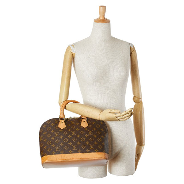 ルイ ヴィトン モノグラム アルマPM ハンドバッグ M51130 ブラウン PVC レザー レディース LOUIS VUITTON 【中古】