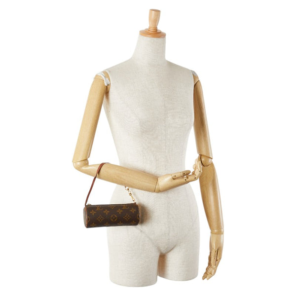 ルイ ヴィトン モノグラム パピヨン付属 ポーチ M51385 ブラウン PVC レザー レディース LOUIS VUITTON 【中古】