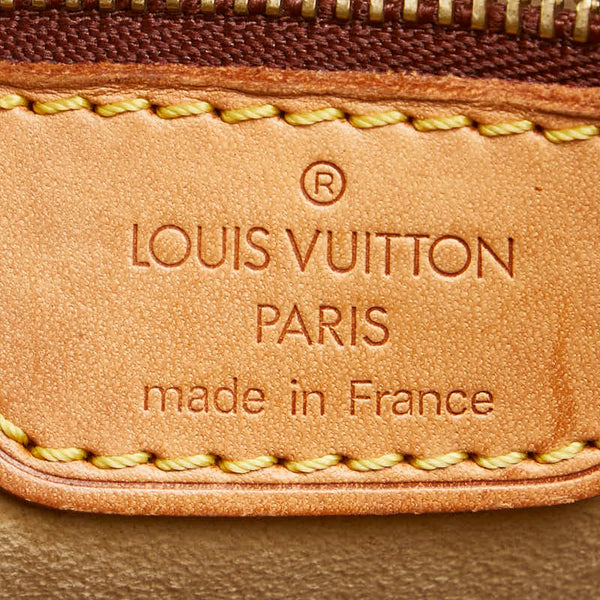 ルイ ヴィトン モノグラム ルーピングMM ワンショルダーバッグ ハンドバッグ M51146 ブラウン PVC レザー レディース LOUIS VUITTON 【中古】