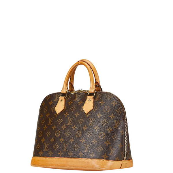ルイ ヴィトン モノグラム アルマPM ハンドバッグ M51130 ブラウン PVC レザー レディース LOUIS VUITTON 【中古】