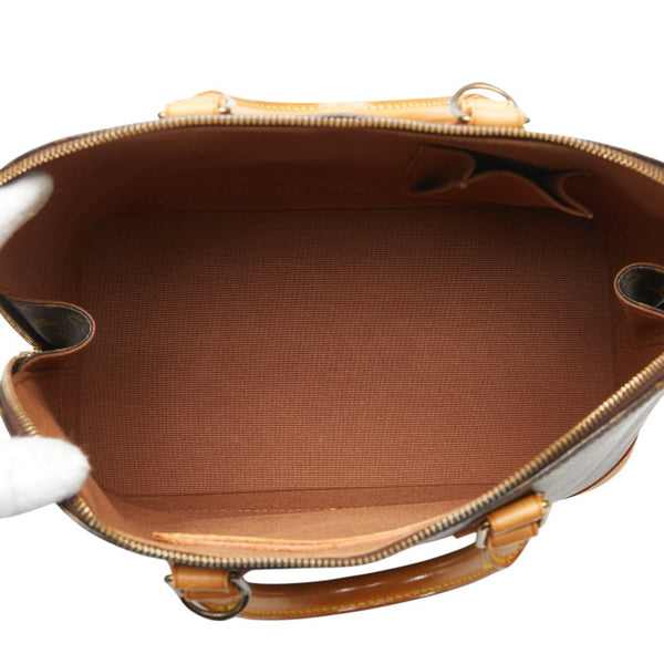 ルイ ヴィトン モノグラム アルマPM ハンドバッグ M51130 ブラウン PVC レザー レディース LOUIS VUITTON 【中古】