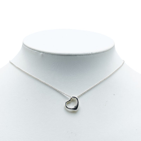 ティファニー オープンハート ネックレス SV925 シルバー レディース TIFFANY&Co. 【中古】