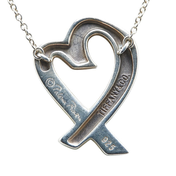 ティファニー ラビングハート ネックレス SV925 シルバー レディース TIFFANY&Co. 【中古】