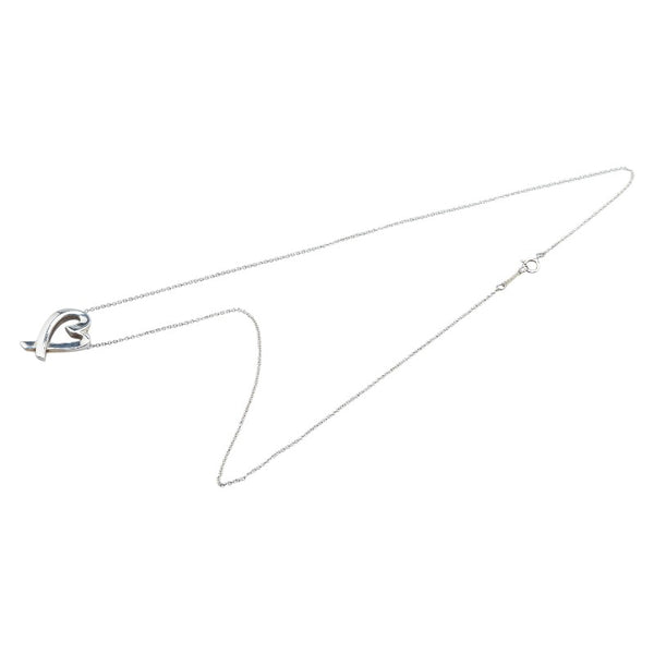 ティファニー ラビングハート ネックレス SV925 シルバー レディース TIFFANY&Co. 【中古】