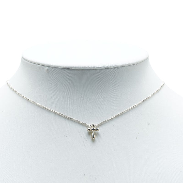 ティファニー スモールクロス ネックレス スターリングシルバー レディース TIFFANY&Co. 【中古】