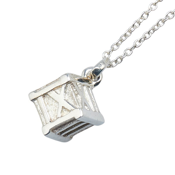 ティファニー アトラス キューブ ネックレス SV925 シルバー レディース TIFFANY&Co. 【中古】