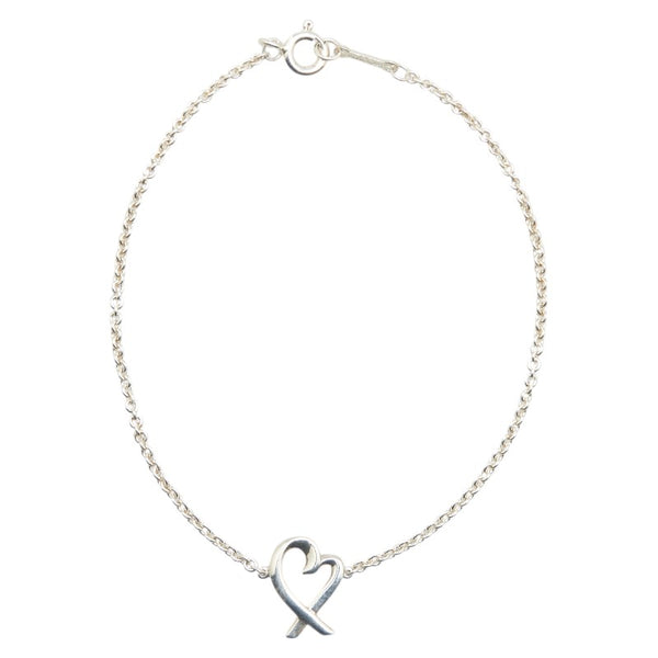 ティファニー オープンハート ブレスレット シルバー SV925 シルバー レディース TIFFANY&Co. 【中古】