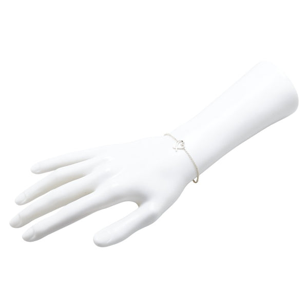 ティファニー オープンハート ブレスレット シルバー SV925 シルバー レディース TIFFANY&Co. 【中古】