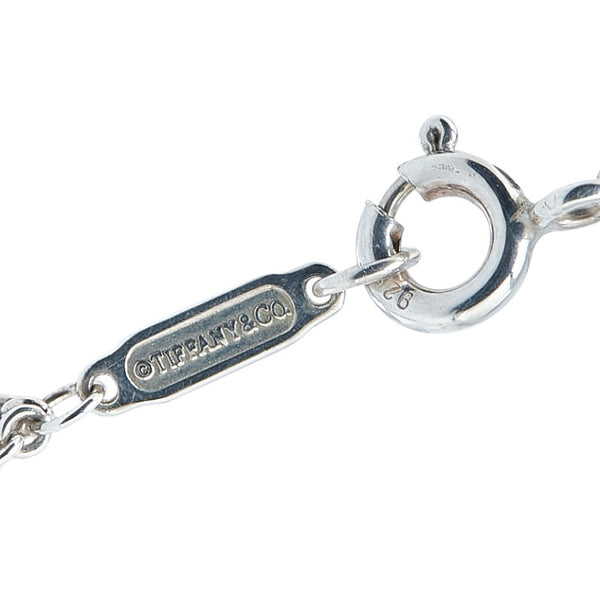 ティファニー インフィニティ ネックレス ダブルチェーン SV925 シルバー レディース TIFFANY&Co. 【中古】