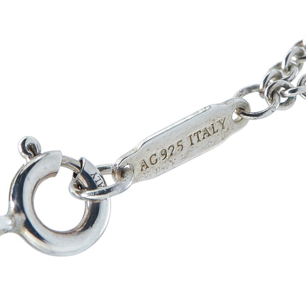 ティファニー インフィニティ ネックレス ダブルチェーン SV925 シルバー レディース TIFFANY&Co. 【中古】