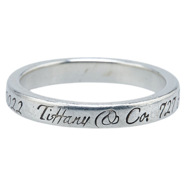 ティファニー ノーツ ナロー リング 指輪 SV925 シルバー レディース TIFFANY&Co. 【中古】