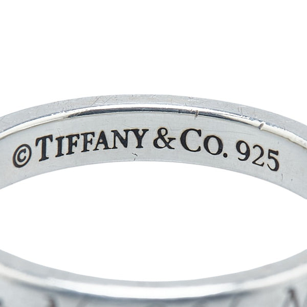 ティファニー ノーツ ナロー リング 指輪 SV925 シルバー レディース TIFFANY&Co. 【中古】