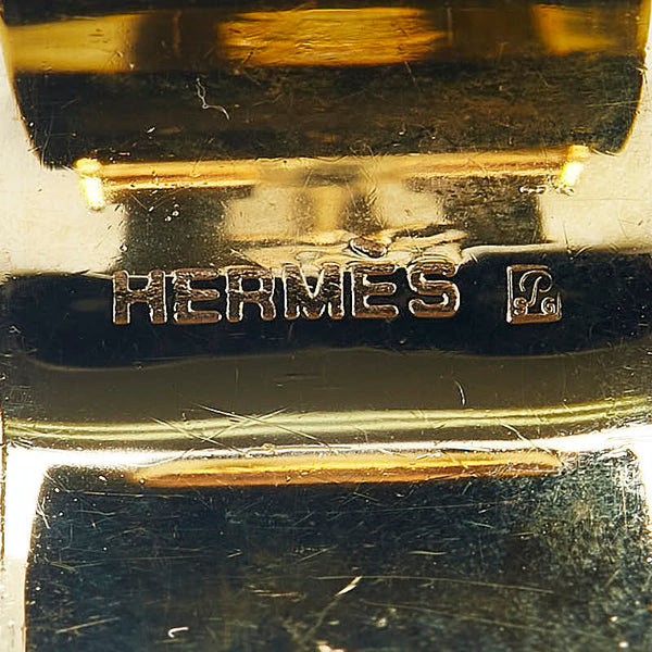 エルメス エマイユ 七宝焼き イヤリング ゴールド マルチカラー メッキ レディース HERMES 【中古】