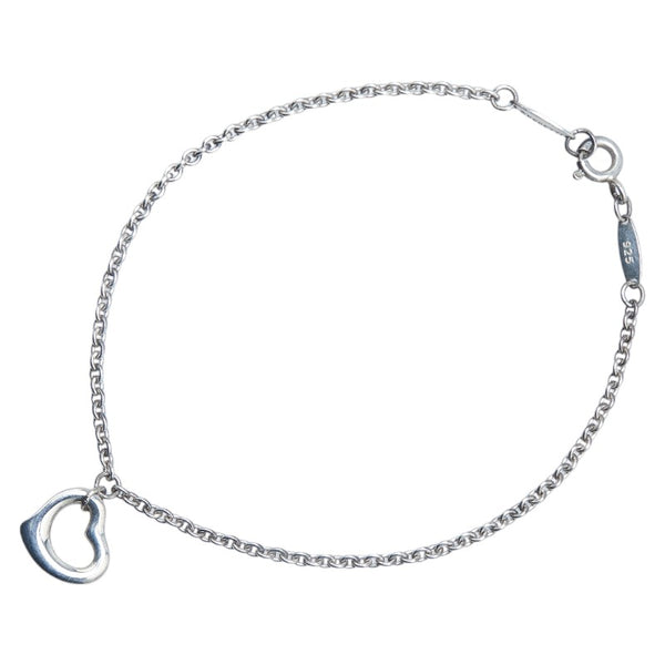 ティファニー オープンハート ブレスレット SV925 シルバー レディース TIFFANY&Co. 【中古】