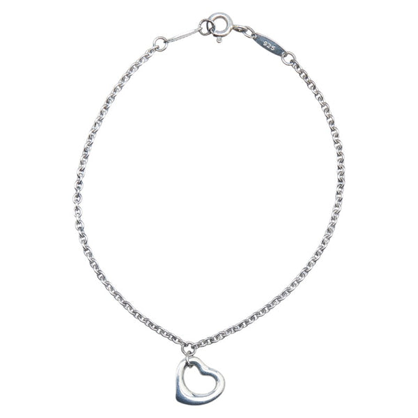 ティファニー オープンハート ブレスレット SV925 シルバー レディース TIFFANY&Co. 【中古】