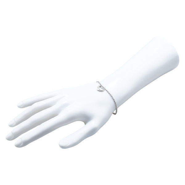 ティファニー オープンハート ブレスレット SV925 シルバー レディース TIFFANY&Co. 【中古】