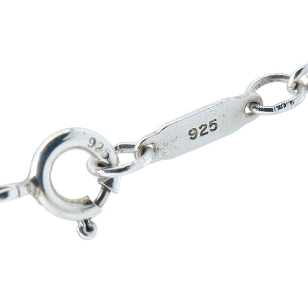 ティファニー フラワー バタフライ 花 蝶 モチーフ ネックレス シルバー マルチカラー SV925 シルバー レディース TIFFANY&Co. 【中古】