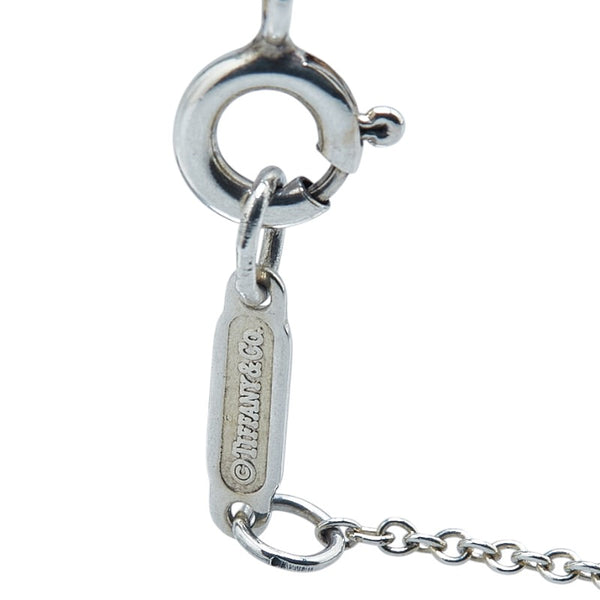 ティファニー バタフライ 7Pダイヤ ネックレス SV925 シルバー レディース TIFFANY&Co. 【中古】