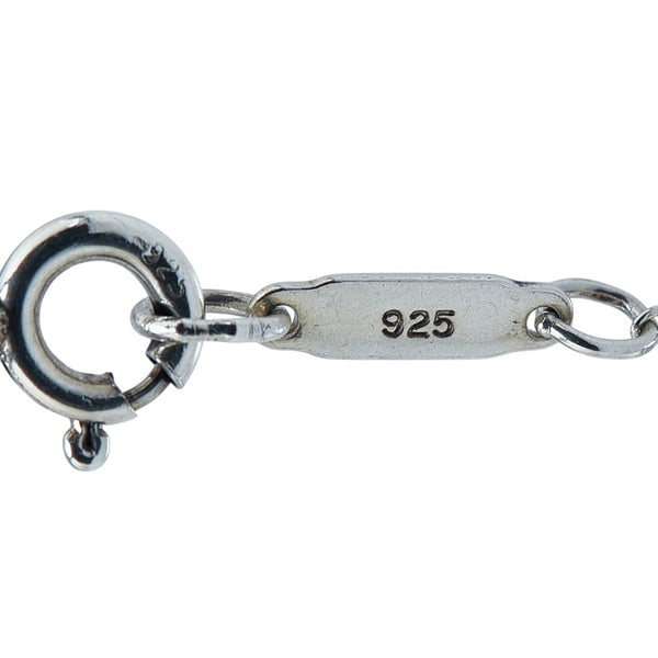 ティファニー バタフライ 7Pダイヤ ネックレス SV925 シルバー レディース TIFFANY&Co. 【中古】