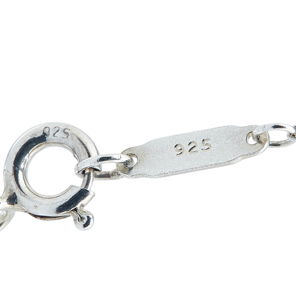ティファニー 1837 ラウンドロック 1Pダイヤ ネックレス SV925 シルバー レディース TIFFANY&Co. 【中古】