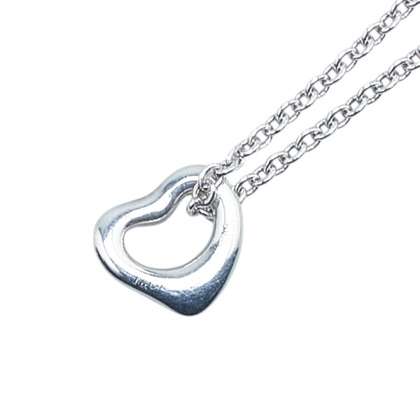 ティファニー オープンハート ネックレス SV925 シルバー レディース TIFFANY&Co. 【中古】