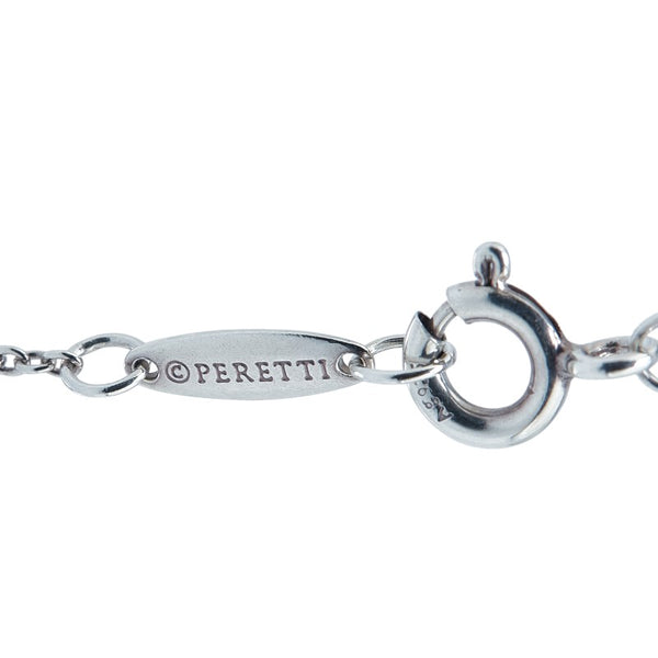 ティファニー オープンハート ネックレス SV925 シルバー レディース TIFFANY&Co. 【中古】