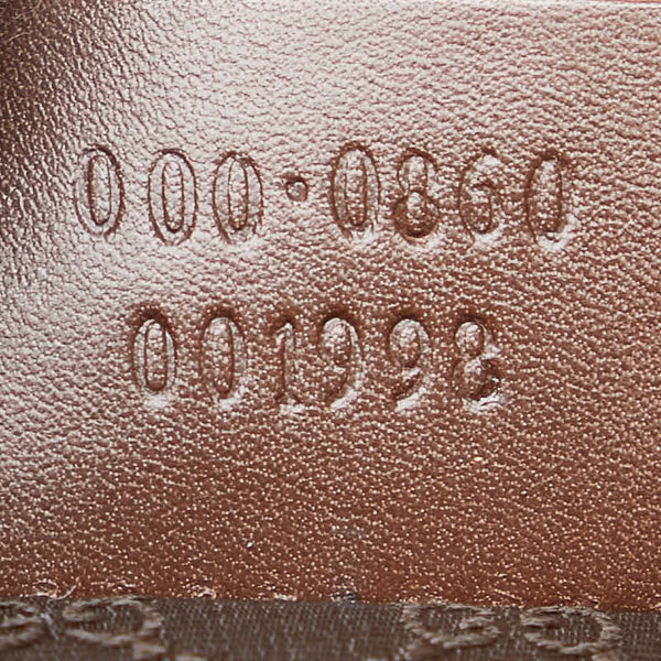 グッチ ミニ ハンドバッグ 000 0860 ブラウン ベージュ レザー レディース GUCCI 【中古】