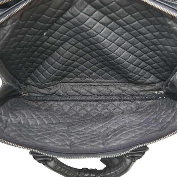 ボッテガヴェネタ イントレチャート ハンドバッグ ショルダーバッグ 2WAY ブラック レザー レディース BOTTEGAVENETA 【中古】