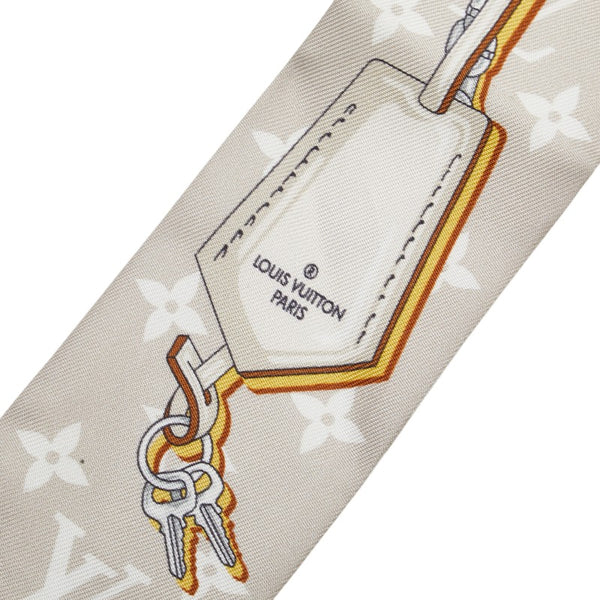ルイ ヴィトン モノグラム バンドー BB アルティメット スカーフ M77777 ベージュ グレー マルチカラー シルク レディース LOUIS VUITTON 【中古】
