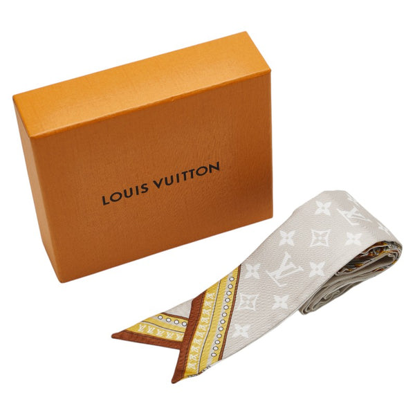 ルイ ヴィトン モノグラム バンドー BB アルティメット スカーフ M77777 ベージュ グレー マルチカラー シルク レディース LOUIS VUITTON 【中古】