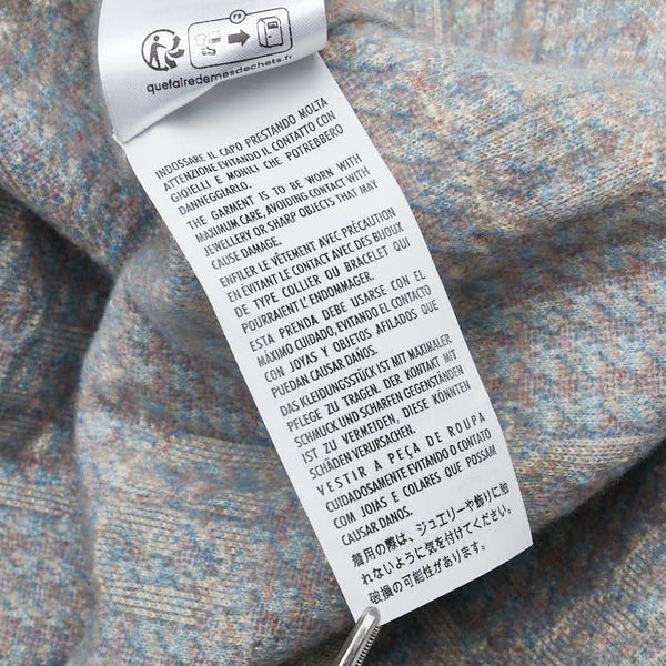 グッチ GG パール ニットワンピース 半袖 サイズ：XS ピンク ブルー ベージュ ウール ナイロン ヤク レディース GUCCI 【中古】