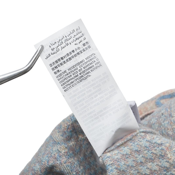 グッチ GG パール ニットワンピース 半袖 サイズ：XS ピンク ブルー ベージュ ウール ナイロン ヤク レディース GUCCI 【中古】