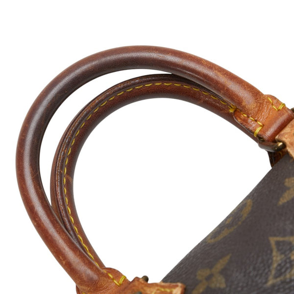 ルイ ヴィトン モノグラム ミニ スピーディ ハンドバッグ M41534 ブラウン PVC レザー レディース LOUIS VUITTON 【中古】