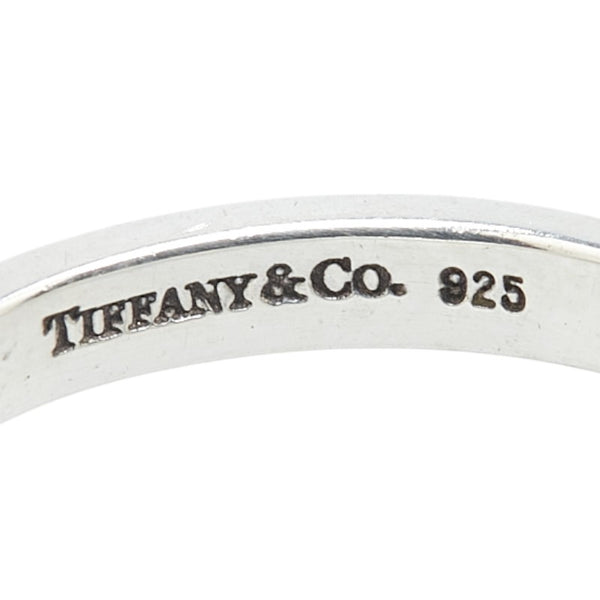 ティファニー ハート モチーフ 1Pダイヤ リング 指輪 SV925 シルバー レディース TIFFANY&Co. 【中古】