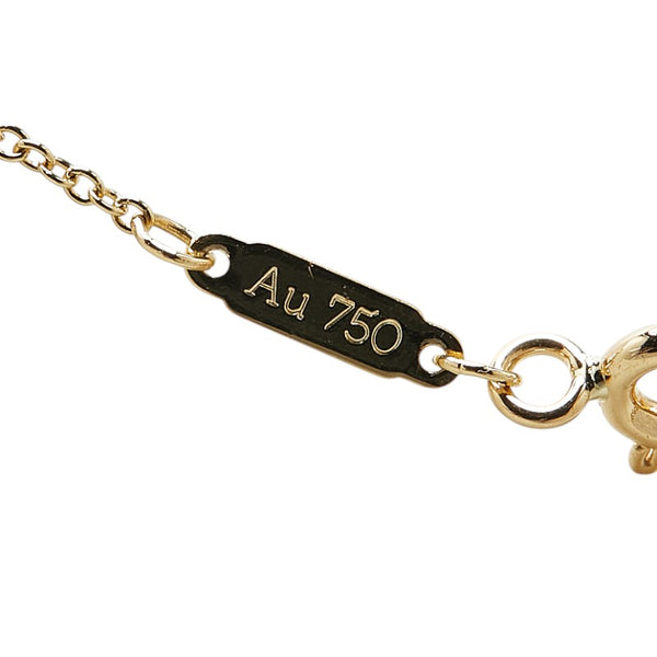 ティファニー Tスマイル スモール ネックレス K18YG イエローゴールド レディース TIFFANY&Co. 【中古】